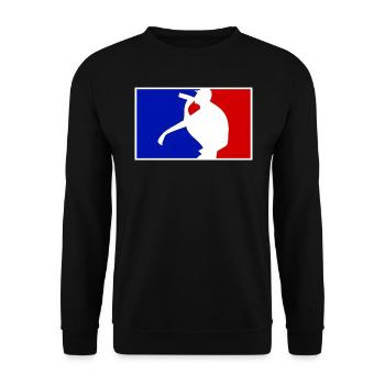 Säuferliga Basketball Style - Unisex Sweatshirt - black - Front - Alina (178cm) & Michal (187cm)