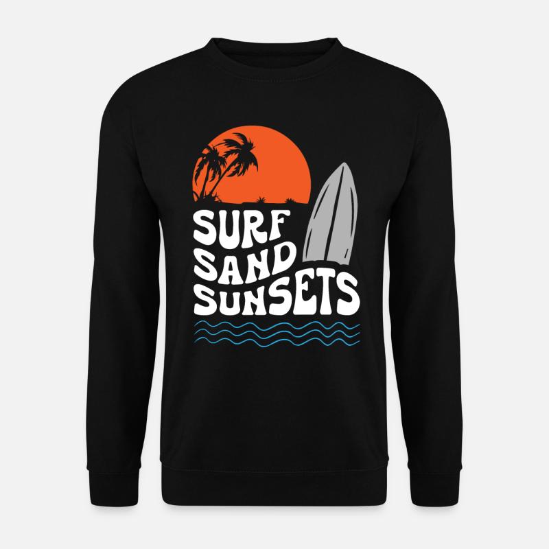 Surf Sand Sunset - Unisex Sweatshirt - black