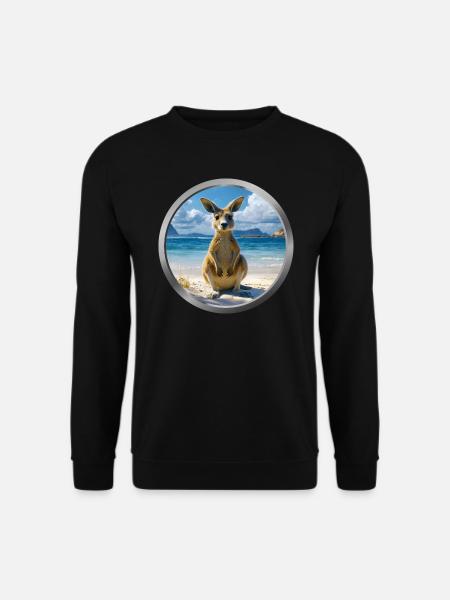 Kangaroo Animal - Unisex Sweatshirt - black