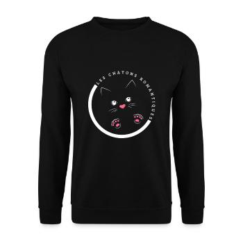 ROMANTIC KNITCHES - Unisex Sweatshirt - black - Front - Alina (178cm) & Michal (187cm)