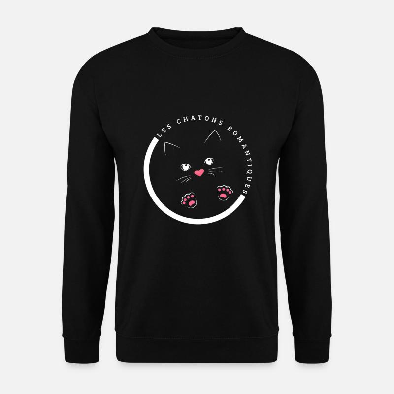 LES CHATONS ROMANTIQUES - Sweat-shirt Unisexe - noir