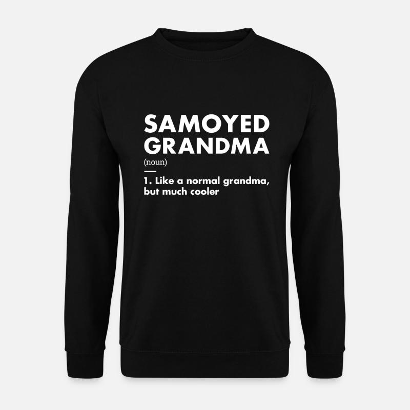 Samoyed Grandma Definition - Unisex Sweatshirt - black