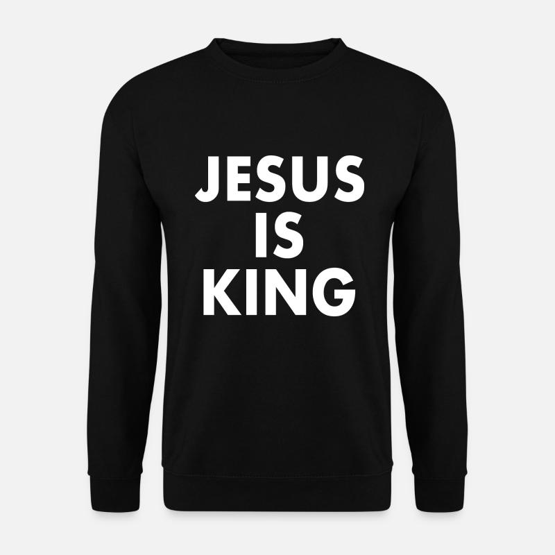 Jesus is king - Unisex Sweatshirt - black