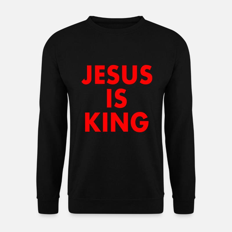 Jesus is king - Unisex Sweatshirt - black