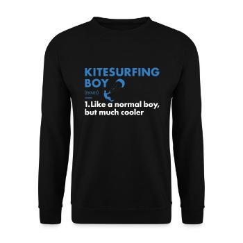 Sport Boy Kitesurf - Sweat-shirt Unisexe - noir - Devant - Alina (178cm) & Michal (187cm)