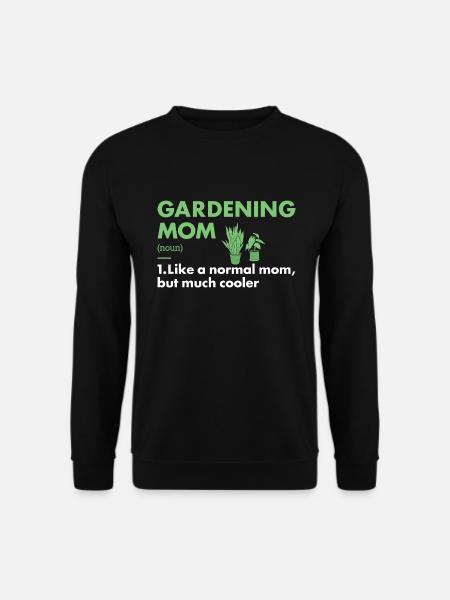Gardener Mom Definition Gardening - Unisex Sweatshirt - black