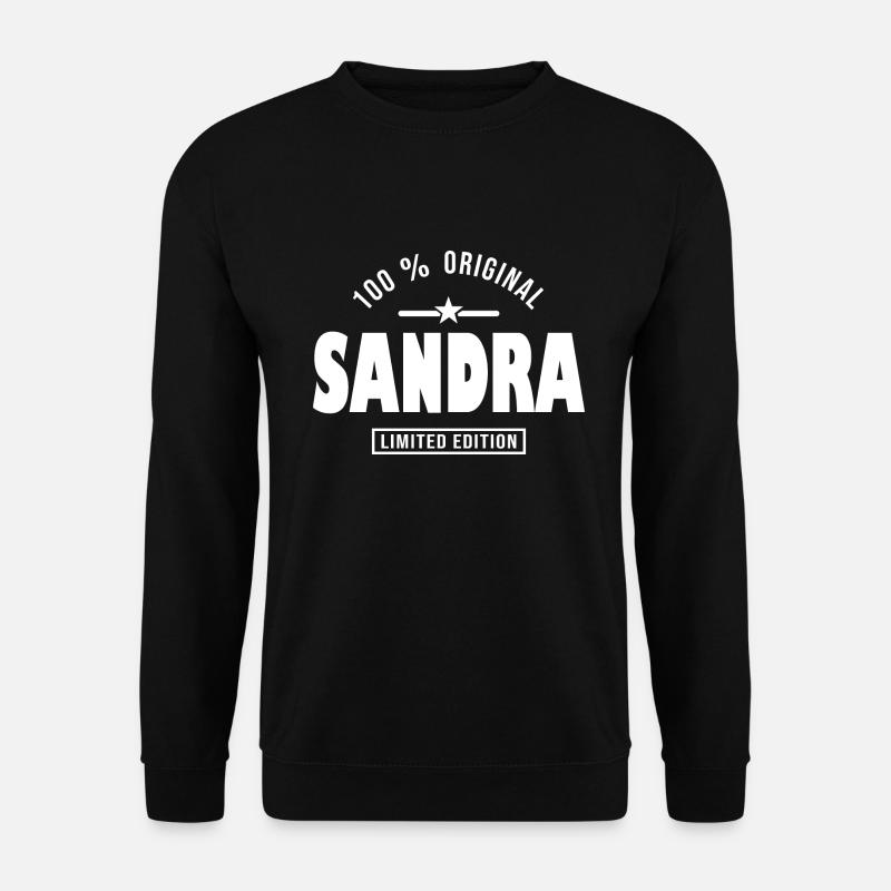 Sandra, sandra - Unisex Sweatshirt - black