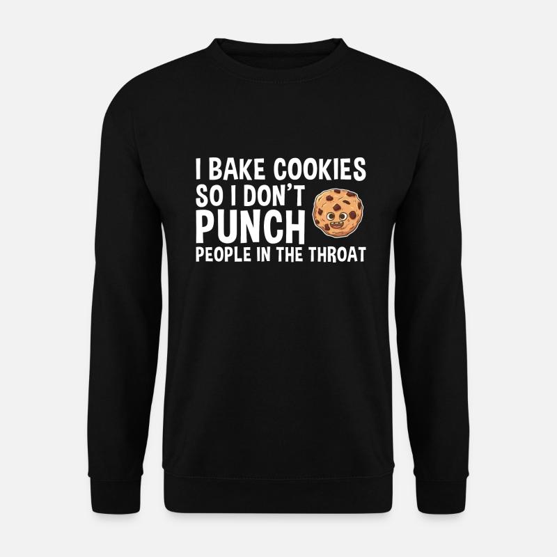 Baking I Bake Cookies Cookie - Unisex Sweatshirt - black