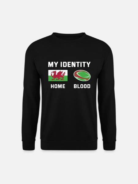 My Identity Wales Rugby - Unisex Sweatshirt - black