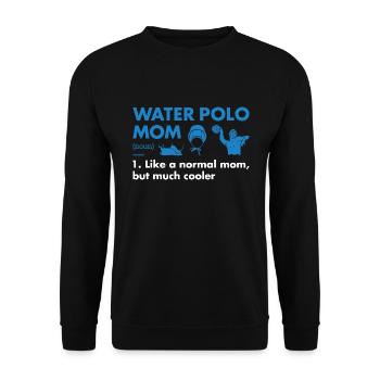 Sport Mom Definition Water Polo - Unisex Sweatshirt - black - Front - Alina (178cm) & Michal (187cm)
