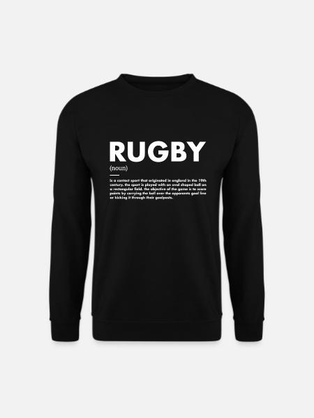 Sport Definition Rugby - Unisex Sweatshirt - black