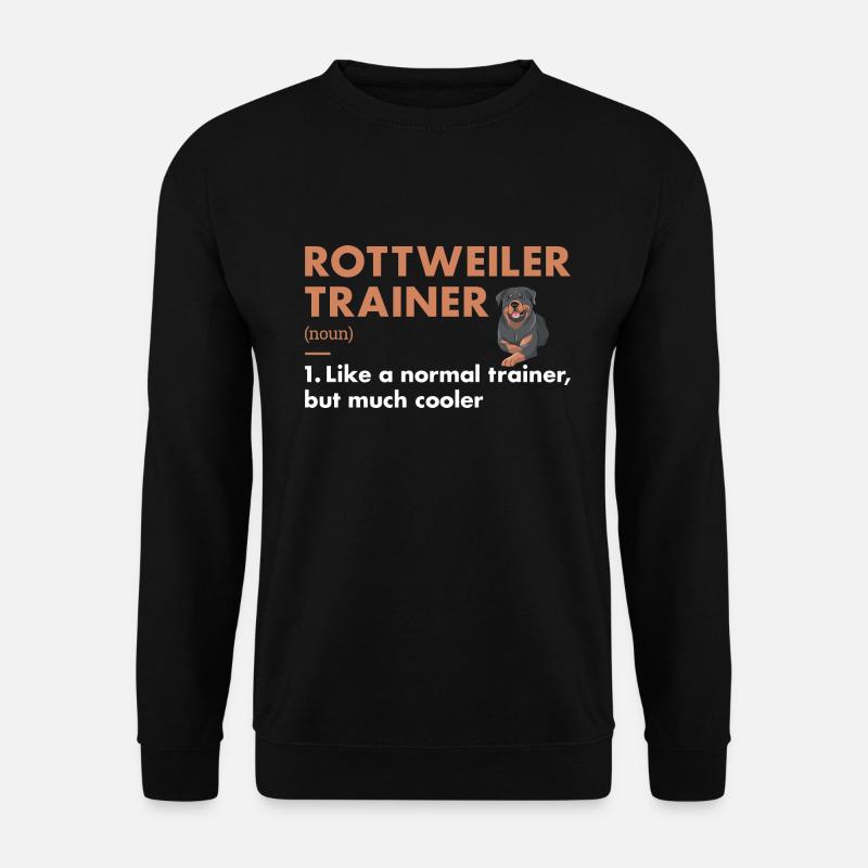 Rottweiler Trainer Definiton - Unisex Pullover - Schwarz