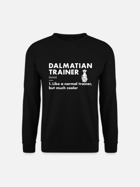 Dalmatian Trainer Definiton - Unisex Sweatshirt - black
