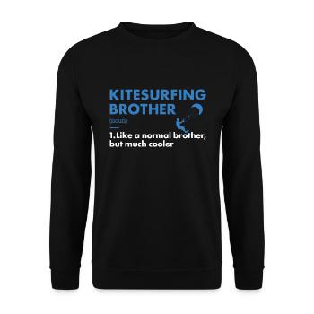 Sport Brother Kitesurf - Sweat-shirt Unisexe - noir - Devant - Alina (178cm) & Michal (187cm)