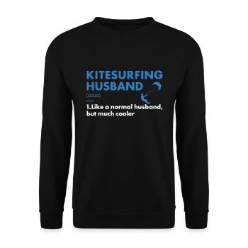 Sport Mari Kitesurf - Sweat-shirt Unisexe - noir - Devant - Alina (178cm) & Michal (187cm)