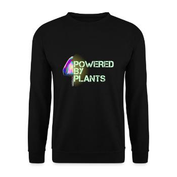 Pilze essen Magic Mushroom Pflanzen - Unisex Pullover - Schwarz - Vorne - Alina (178cm) & Michal (187cm)