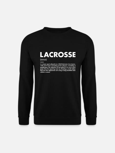 Sport Definition Lacrosse - Unisex Sweatshirt - black