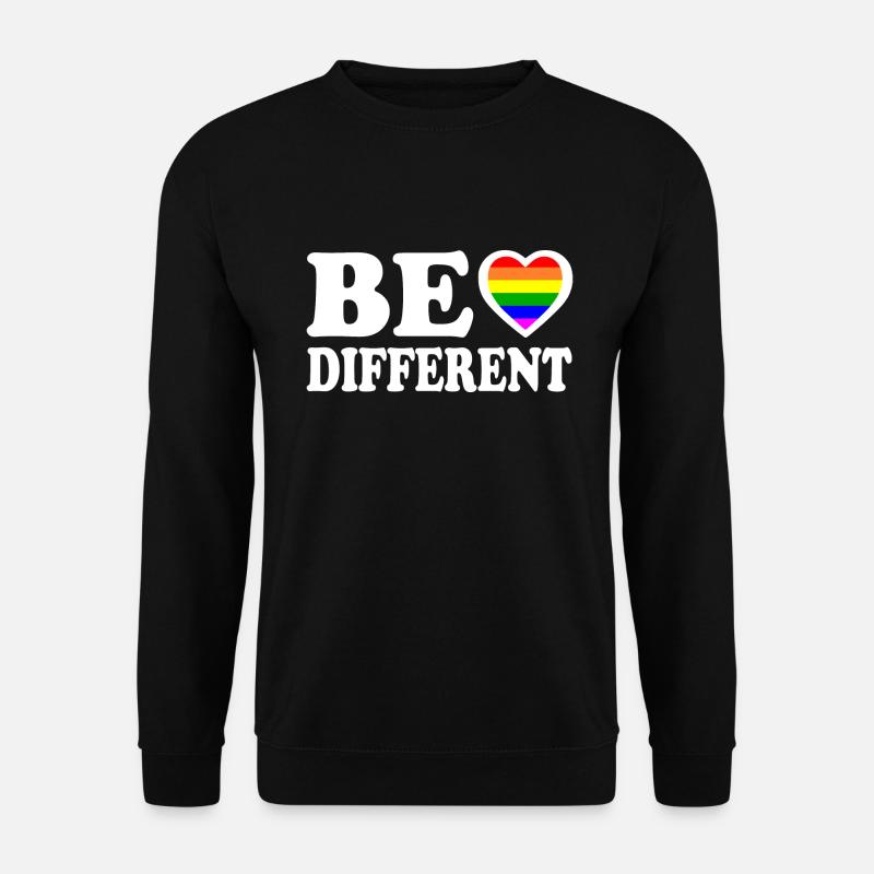 Be different - Unisex Pullover - Schwarz