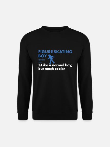 Sport Boy Figure Skating - Unisex Sweatshirt - black
