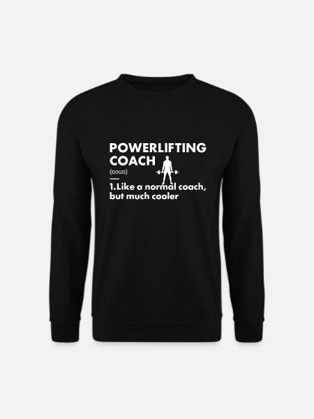 Sport Coach Powerlifting - Unisex Sweatshirt - black