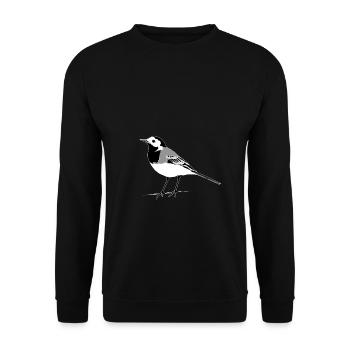 Bachstelze - Sweat-shirt Unisexe - noir - Devant - Alina (178cm) & Michal (187cm)