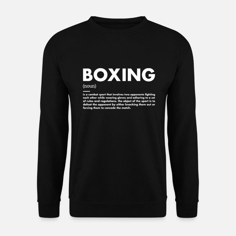 Sport Définition Boxe - Sweat-shirt Unisexe - noir