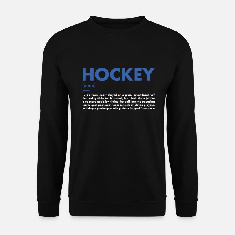 Sport Definition Hockey - Unisex Pullover - Schwarz