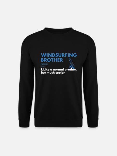 Sport Brother Windsurfing - Unisex Sweatshirt - black