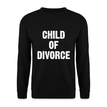 Child Of Divorce - Unisex Sweatshirt - black - Front - Alina (178cm) & Michal (187cm)