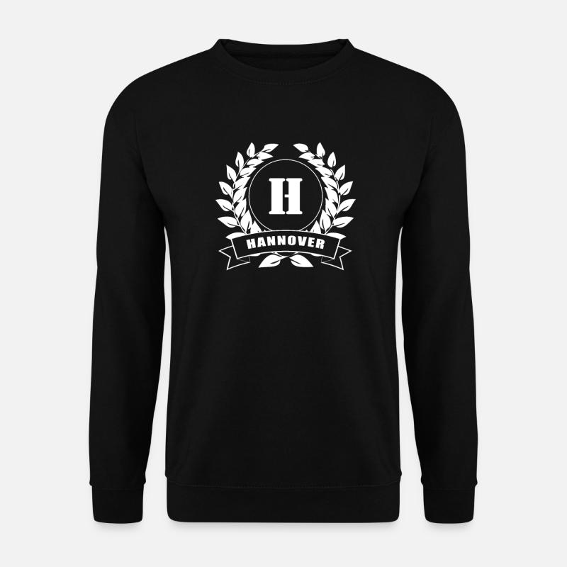 Couronne de laurier de Hanovre Basse-Saxe - Sweat-shirt Unisexe - noir