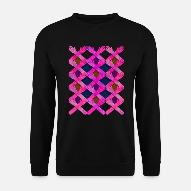 GEMEINSAM STEHEN WIR - Unisex Pullover - Schwarz