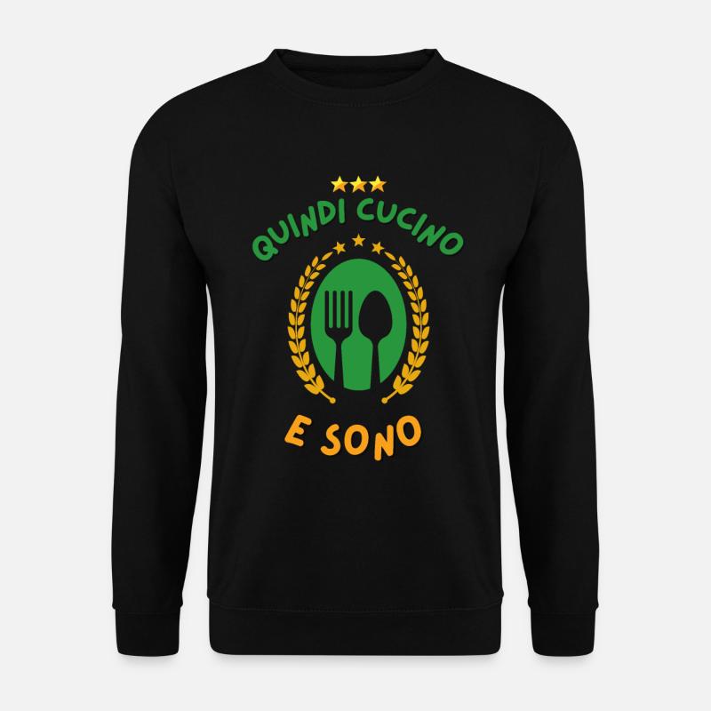 ALSO KOCHE ICH UND BIN - Unisex Pullover - Schwarz