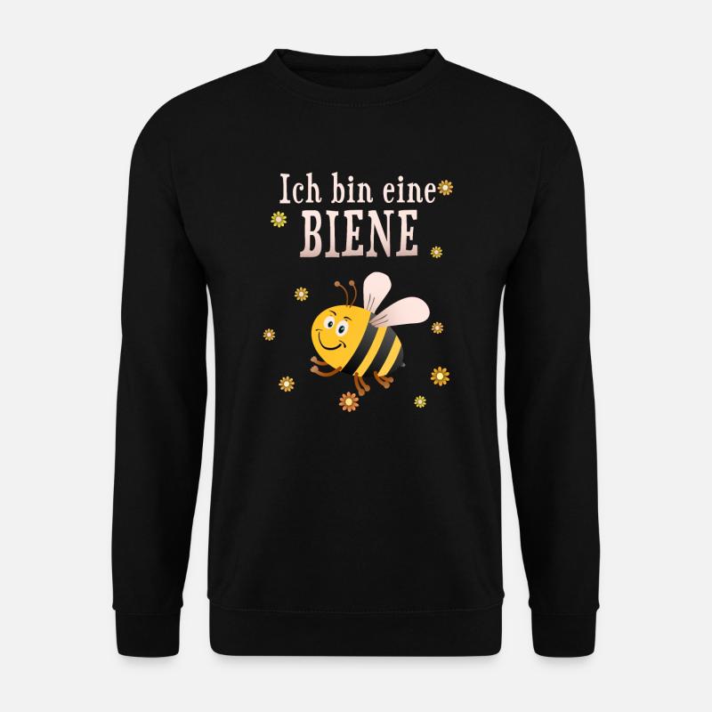 Biene Imkerin Frau Kind - Unisex Pullover - Schwarz
