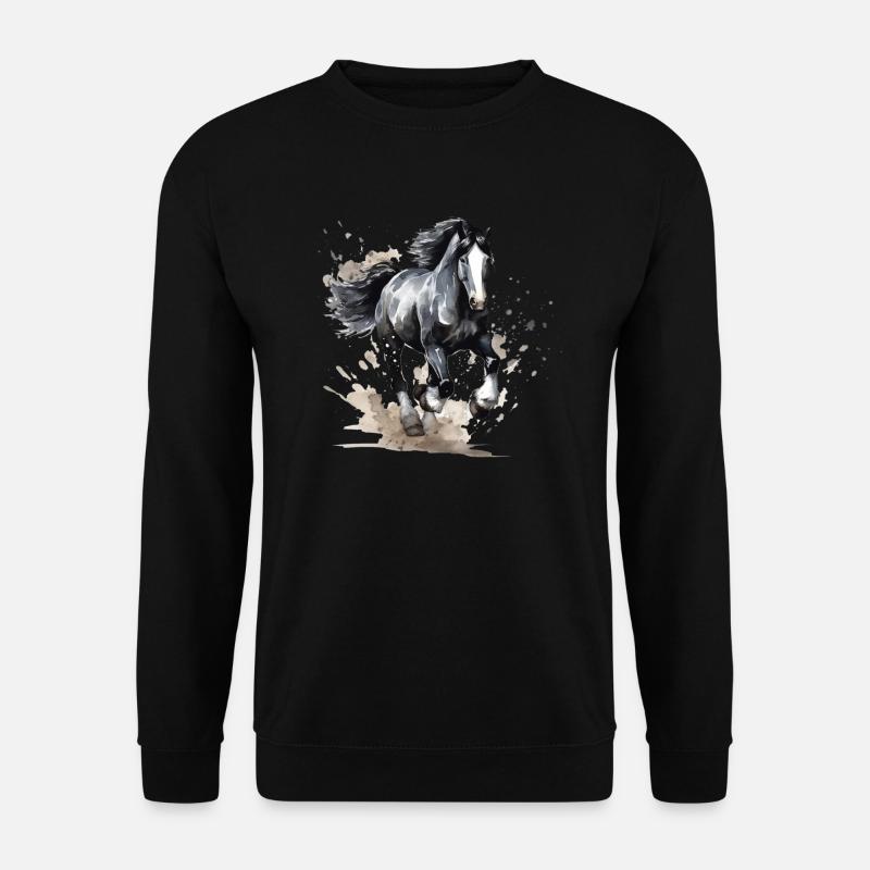 Wild Horse - Unisex Sweatshirt - black