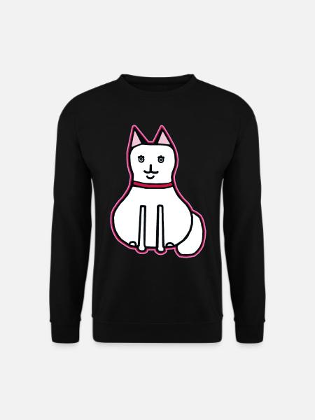 Cat, Pet, Domestic Cat, Animal Lover, Children, Cats - Unisex Sweatshirt - black