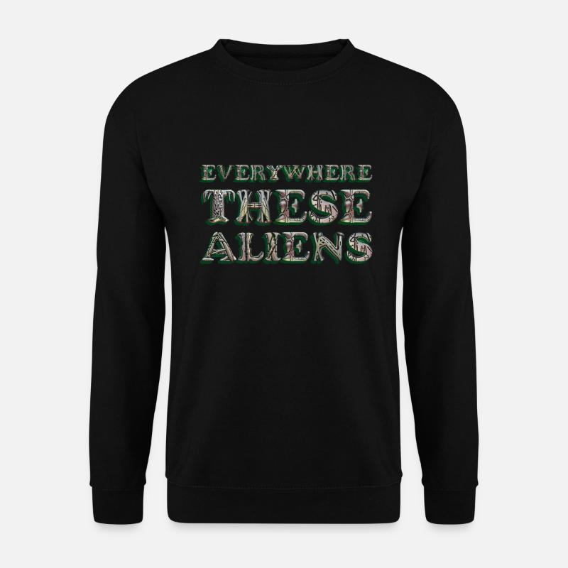 Aliens - Unisex Sweatshirt - black