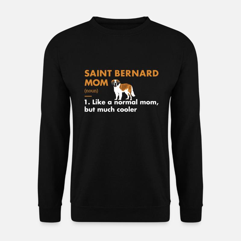 Saint Bernard Mom Definition - Unisex Sweatshirt - black