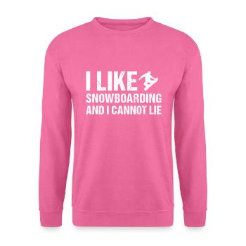 Sport I Like Snowboarding - Unisex Pullover - Pink - Vorne