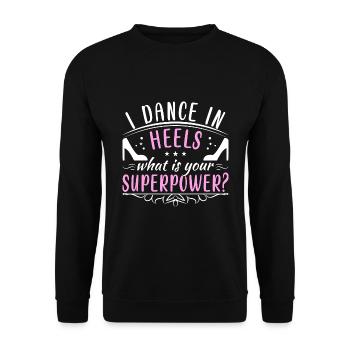 Formation en danse Ballroom Danse de couple - Sweat-shirt Unisexe - noir - Devant - Alina (178cm) & Michal (187cm)