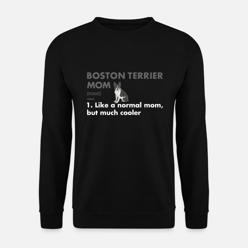 Boston Terrier Mom Definition - Unisex Sweatshirt - black