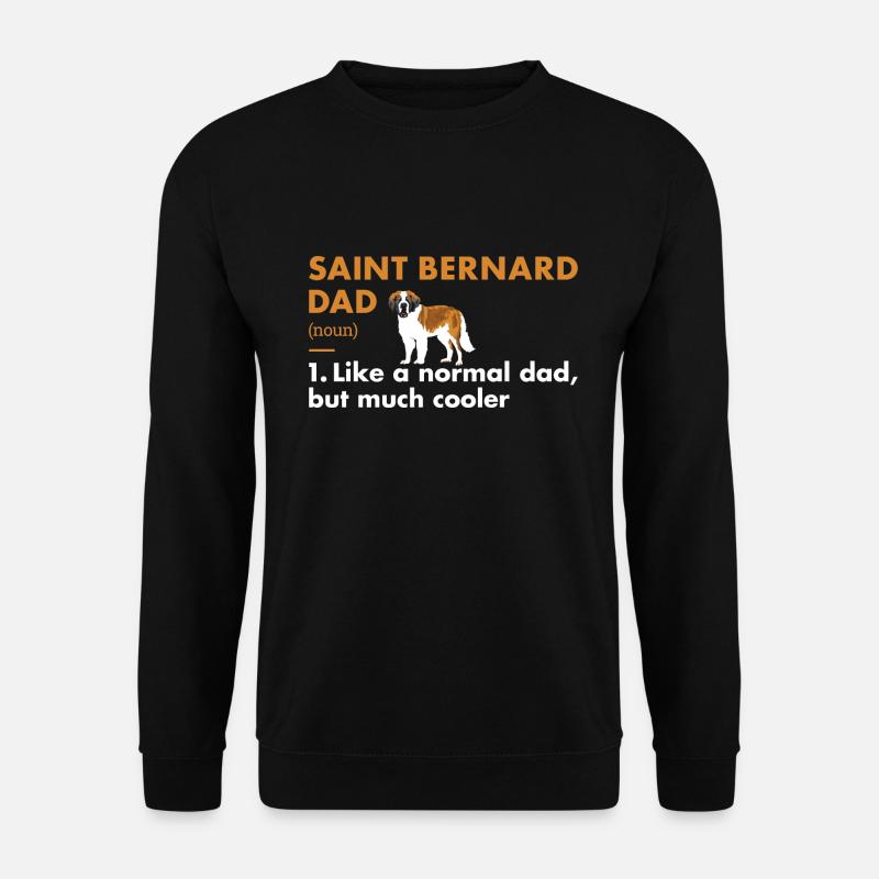 Saint Bernard Dad Definition - Unisex Sweatshirt - black