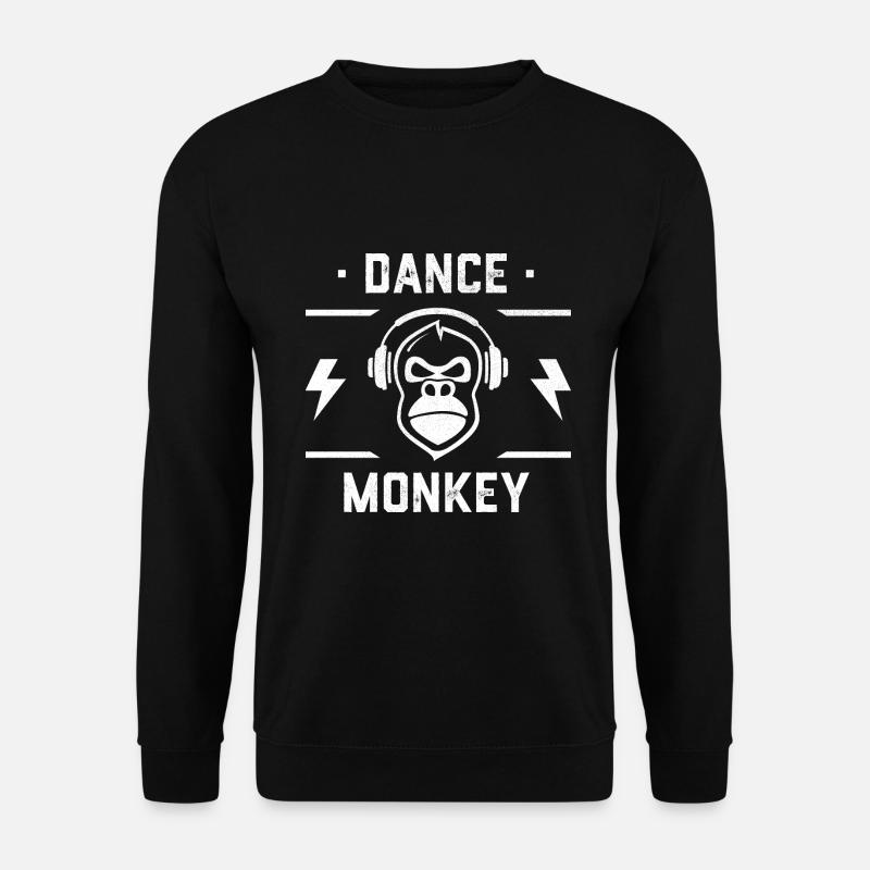 Dance Monkey - Affen-DJ - Unisex Pullover - Schwarz