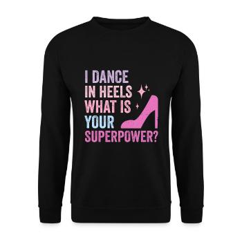 Formation en danse Ballroom Danse de couple - Sweat-shirt Unisexe - noir - Devant - Alina (178cm) & Michal (187cm)
