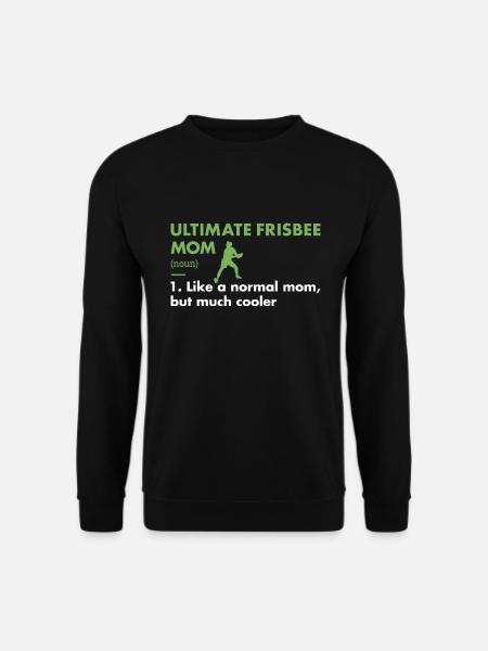 Sport Mom Definition Ultimate Frisbee - Unisex Sweatshirt - black