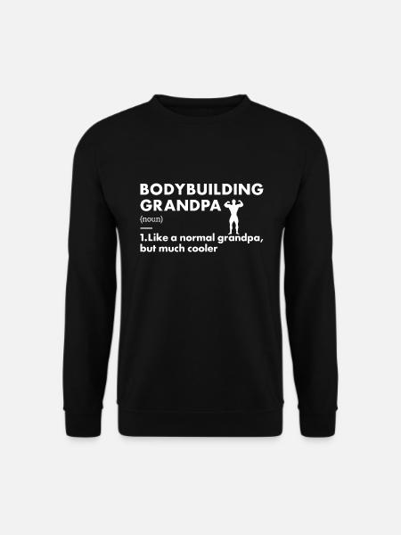 Sport Grandpa Définition Musculation - Sweat-shirt Unisexe - noir