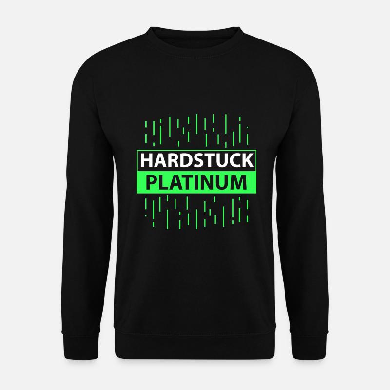 Hardstuck Platinum - Unisex Pullover - Schwarz