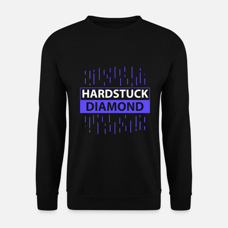 Hardstuck Diamond - Unisex Pullover - Schwarz
