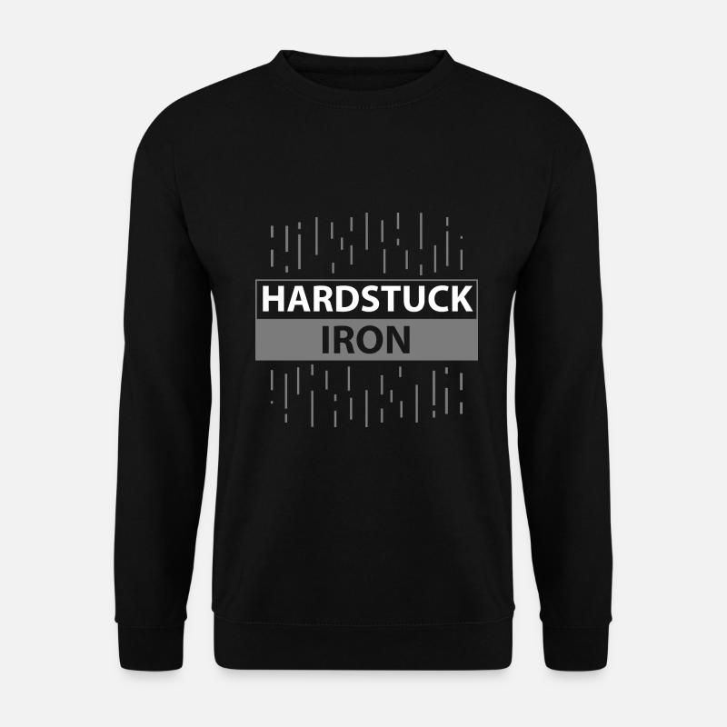 Hardstuck Iron - Unisex Pullover - Schwarz