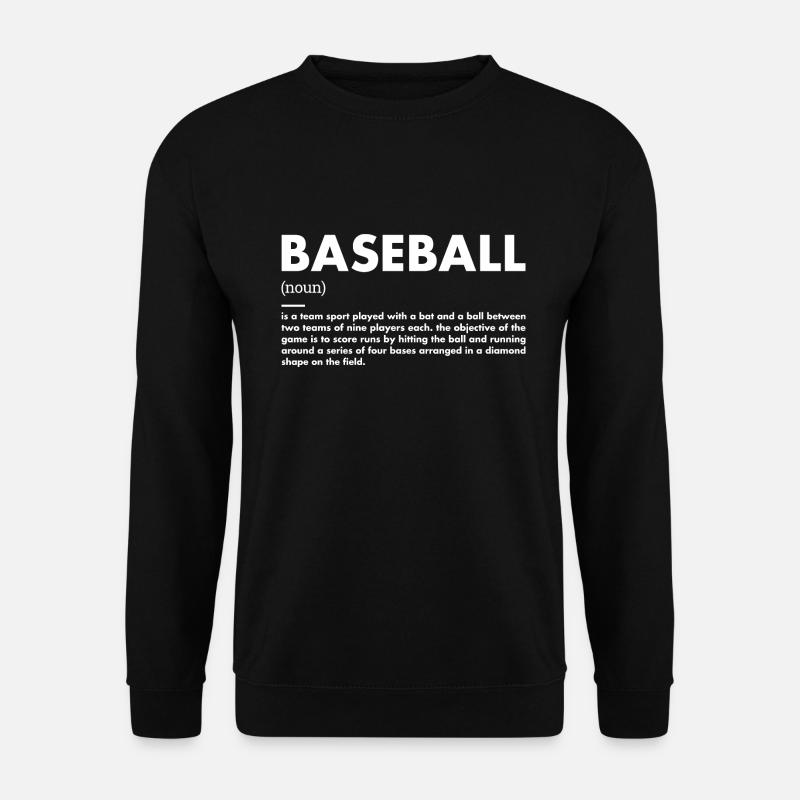 Sport Définition Baseball - Sweat-shirt Unisexe - noir
