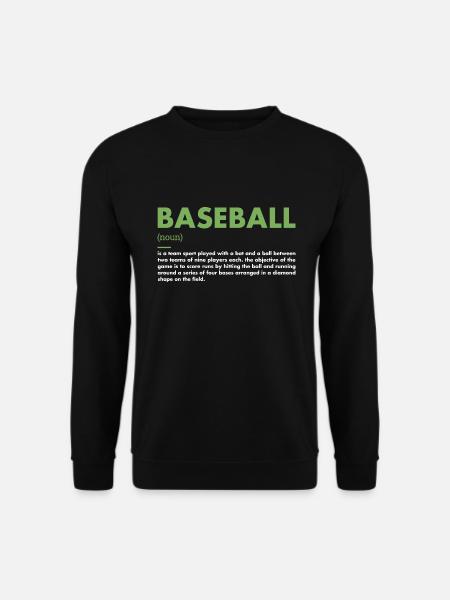 Sport Definition Baseball - Unisex Sweatshirt - black